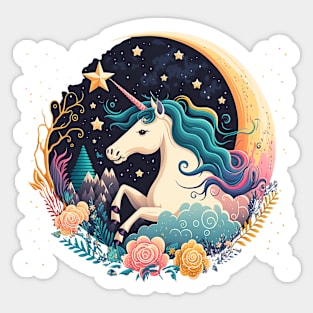 Star ★ Unicorn Sticker